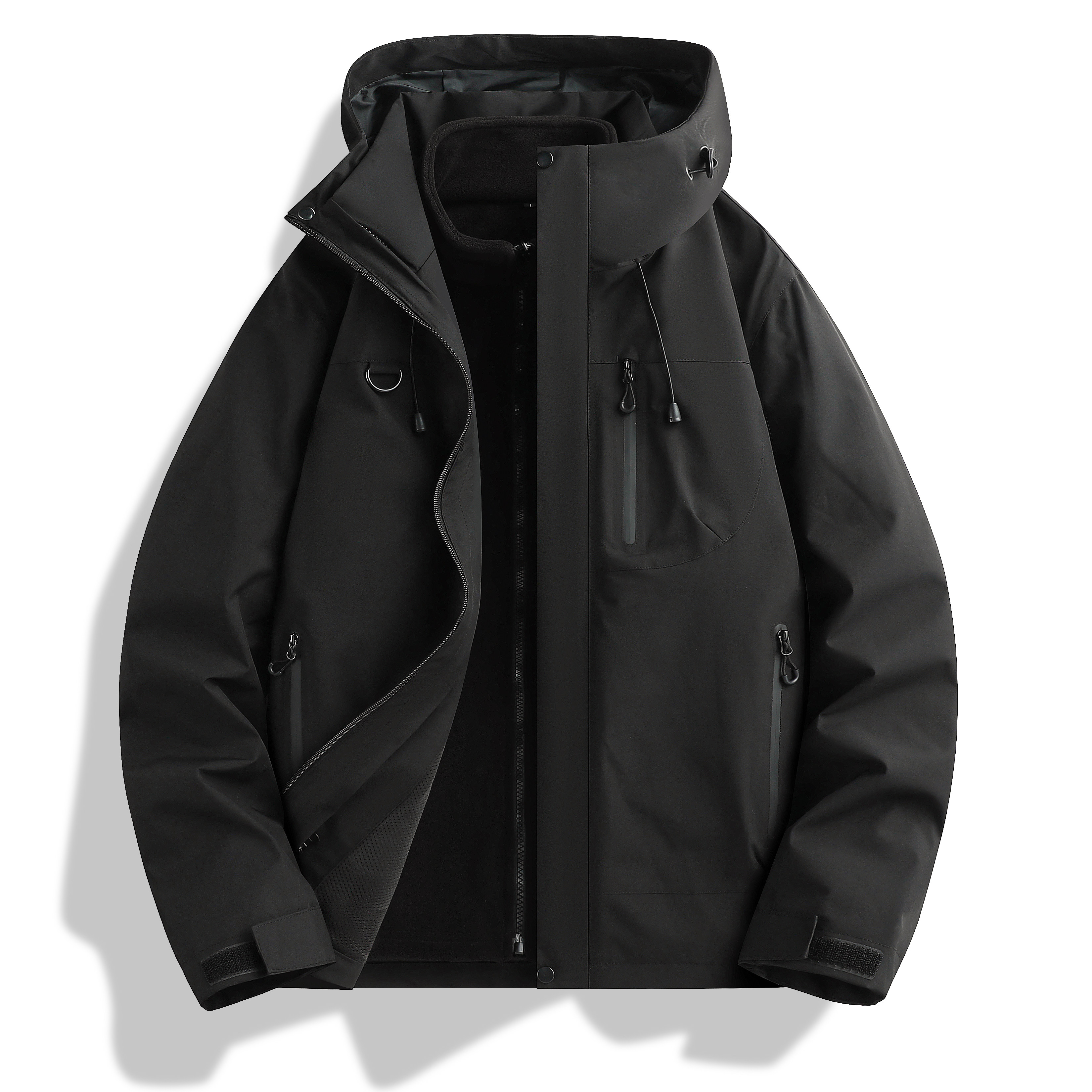 冲锋夹克外套男上衣2025秋冬季新款女户外三合一可拆卸摇粒绒内胆,淘宝优惠券,粉丝福利购,淘宝优惠卷