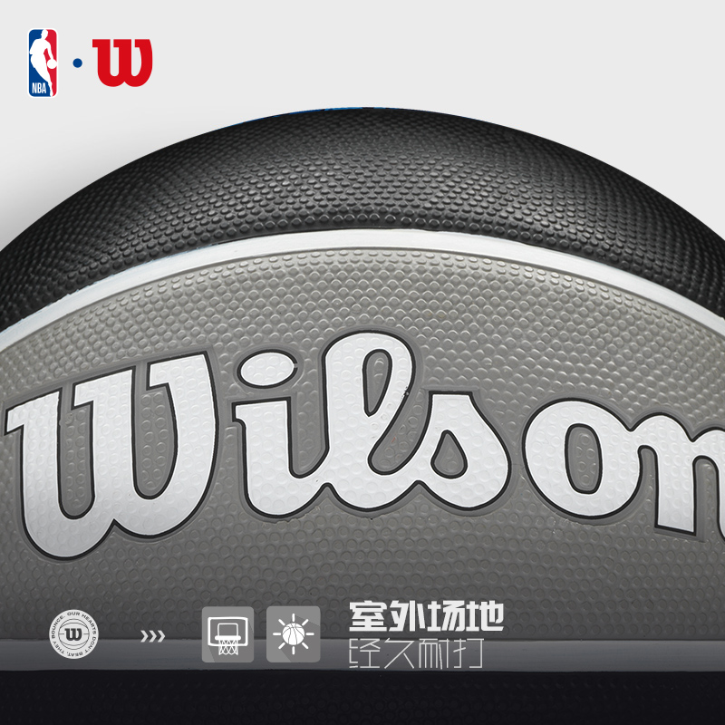 Wilson威尔胜官方NBA联名球队队徽凯尔特人湖人户外7号橡胶篮球 - 图3