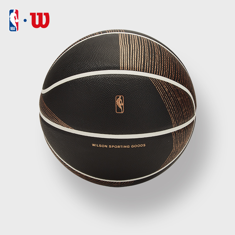 Wilson威尔胜官方全新NBA联名香槟系列标准7号球PU室内外通用篮球