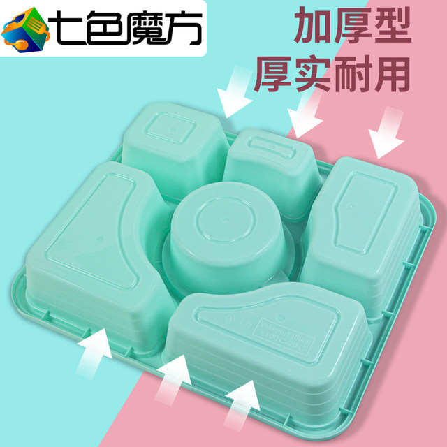 Four-compartment lunch box disposable packaging box can be customized and thickened