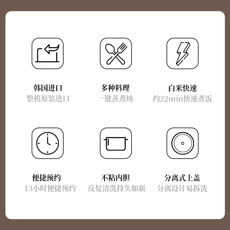 CUCKOO/福库0352单人迷你mini电饭锅1.5L智能家用电饭煲1到2人份