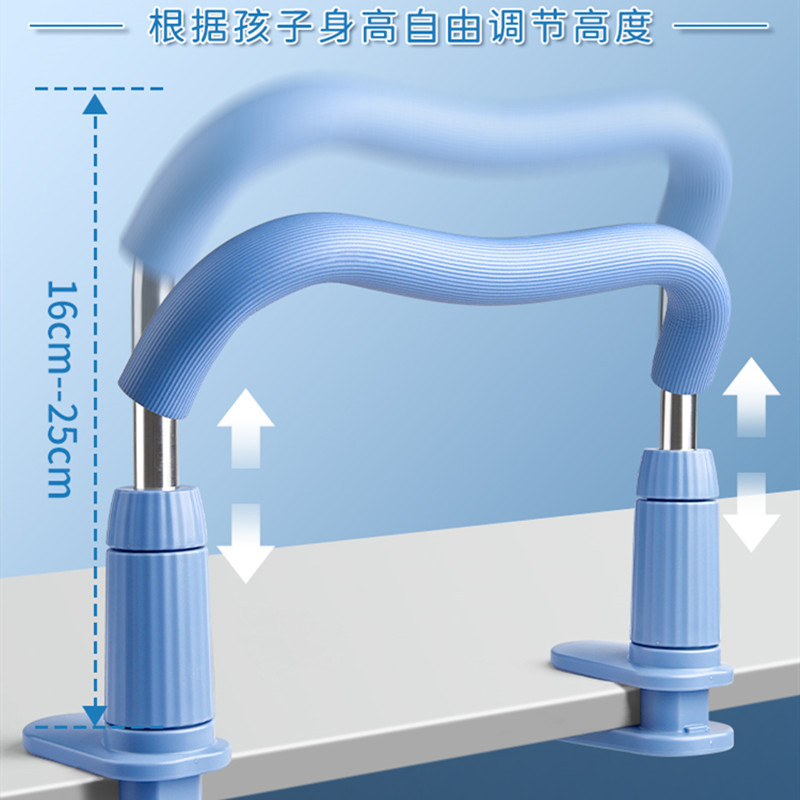 小学生坐姿矫正器儿童学习防近视书桌支架纠正写字姿势视力保护器-图1