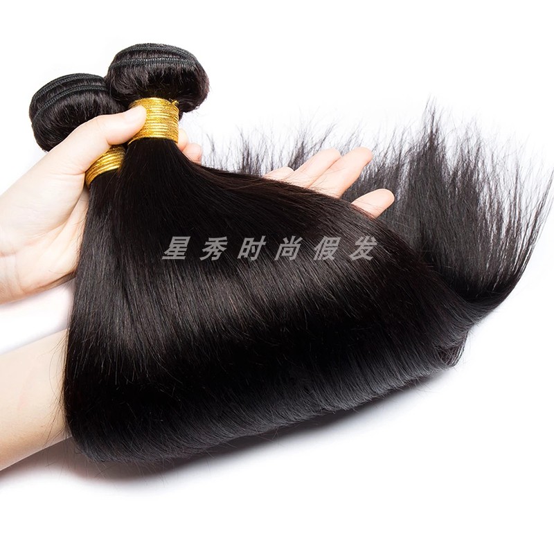 Real 9A brazilian straight human hair bundles extensions - 图3