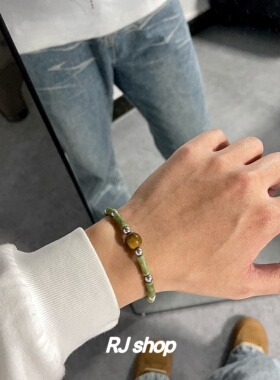 钛钢新中式竹节手链百搭