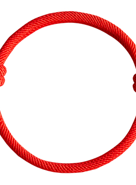 月老编织红绳简约好运连连手链