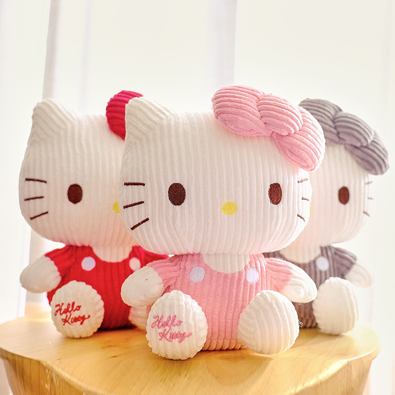 公仔哈喽kitty猫kt猫凯蒂猫女娃娃 aoger澳捷尔玩具毛绒布艺类玩具