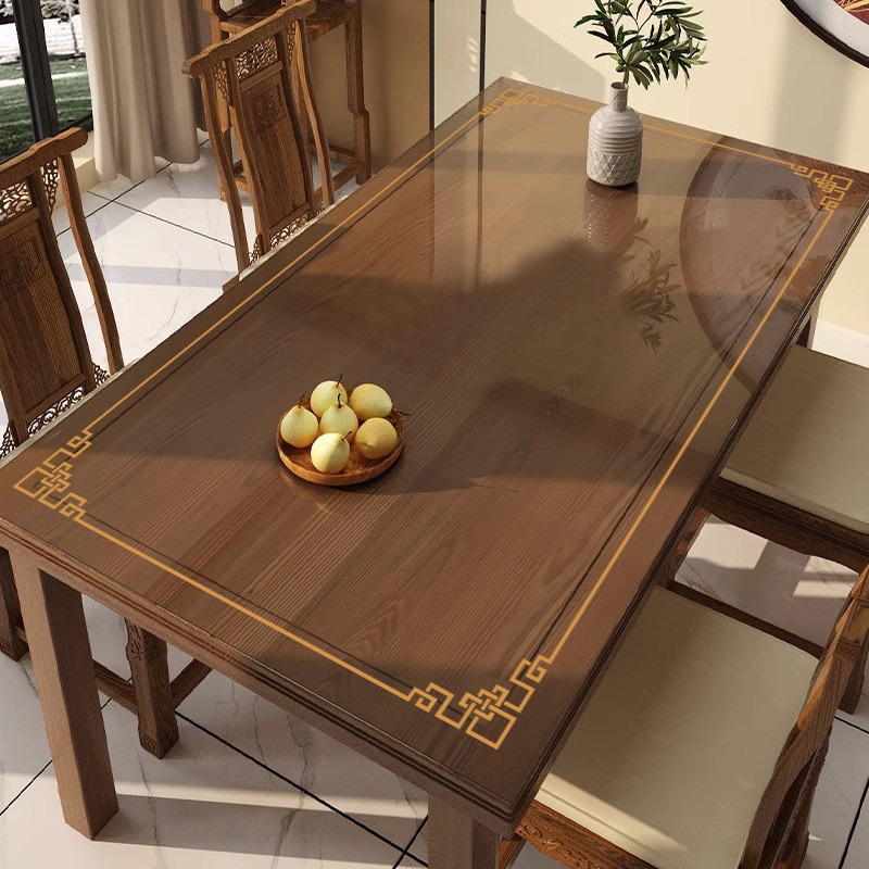 透明桌垫新中式防水防油防烫免洗桌布软玻璃茶几桌面保护垫餐桌垫,淘宝优惠券,粉丝福利购,淘宝优惠卷