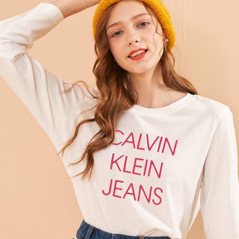 新款凯文克莱ck jeans女装休闲t恤 美购海外T恤
