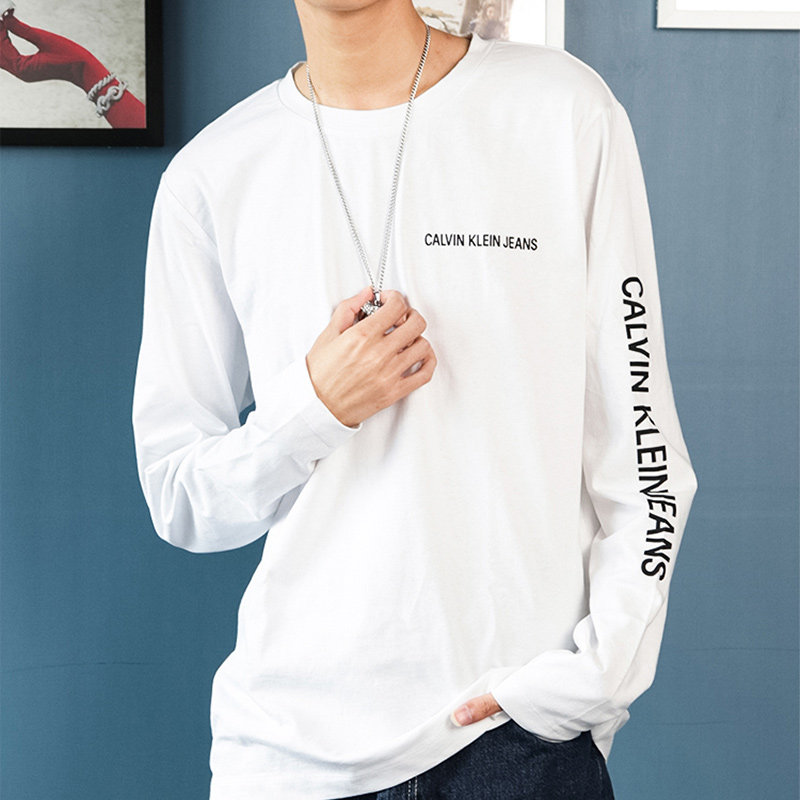 calvin klein新款ck男装男士打底衫 美购海外T恤