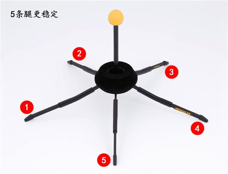 海克力斯 小号 乐器 支架 便携式 小号架子 可塞入喇叭 DS410B - 图1