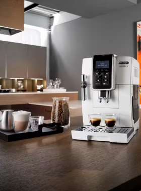 Delonghi/德龙 D5 W全自动咖啡机家用意式卡布小型中文办公室进口