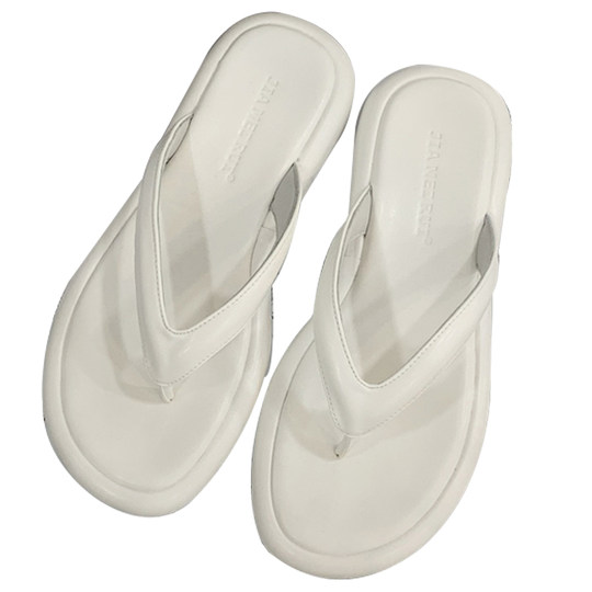 人字拖女厚底2025夏季新款夹脚平底拖鞋网红外穿时尚度假沙滩凉拖