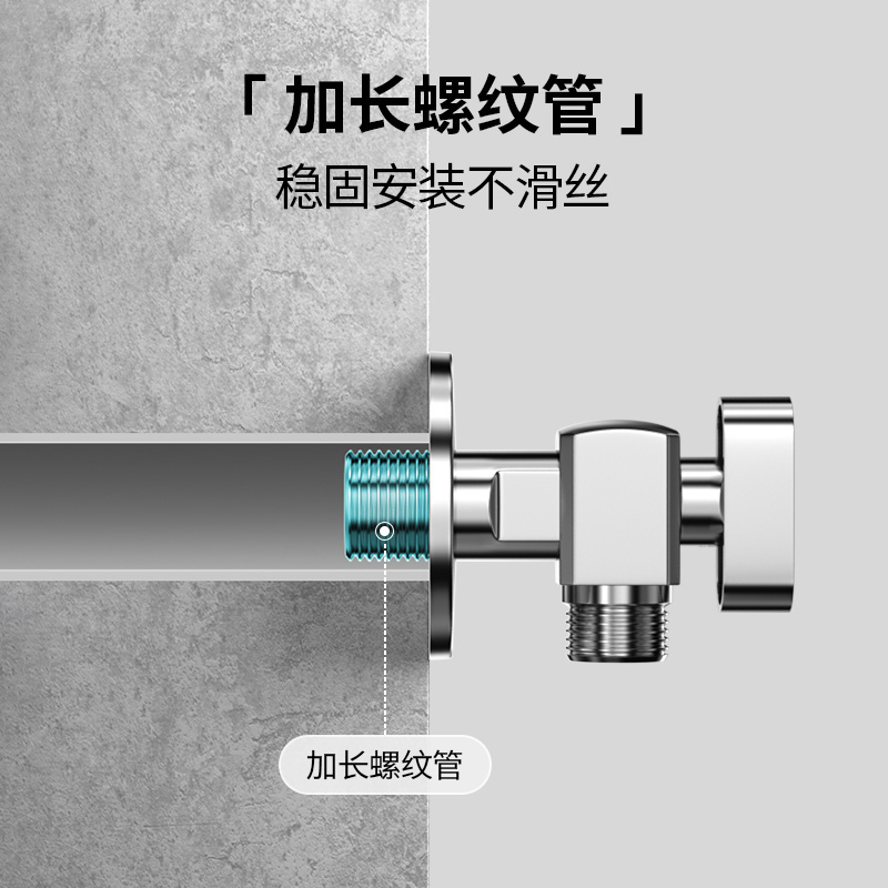 潜水艇大流量角阀燃气热水器专用球形全开球阀精铜冷热水三角阀门