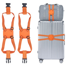 Suitcase Strap Cross Bunmélangés Bag With Safety Fixe Consigné Protection Case Protection Elastic Reinforcement With Binding Rope