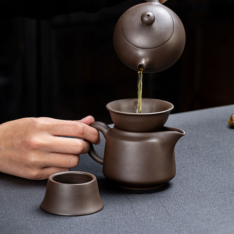 原矿紫砂公道杯茶海高档分茶器茶漏茶滤陶瓷功夫茶具过滤茶水公杯,淘宝优惠券,粉丝福利购,淘宝优惠卷