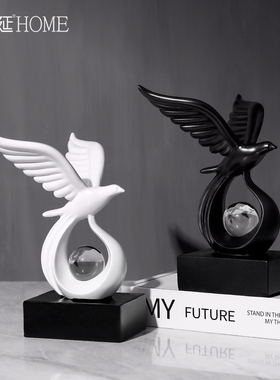 展翅高飞现代高级感摆件