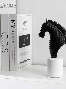 马摆件客厅酒柜民宿雕塑摆件