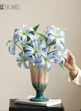 设计师假花仿真花摆件客厅装饰花
