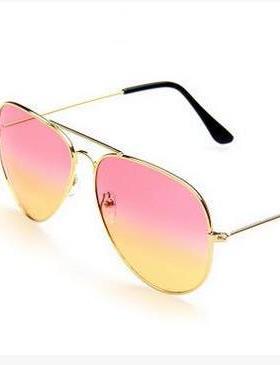 3025新款双色太阳镜 3026蛤蟆镜 司机驾驶墨镜 飞行员眼镜