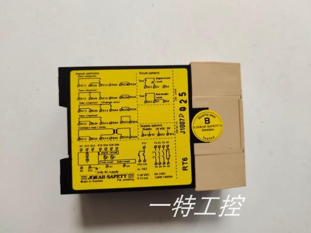 佳可保安全继电器JOKAB SAFETY RT6 24VDC JSBR4 JSRT3 RS-NAGK-图0