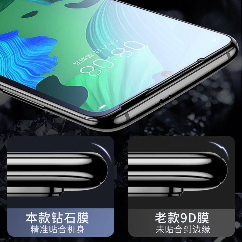 适用华为Nova5pro钢化膜note5全屏novo5手机nave5覆盖nava无白边n5p全包seaal10黑边n0va保护nowa防摔novα5-图2