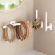 No punching hair hoop storage rack children's hair hoop hair accessories jewelry rack hair rope hair clip card head hoop wall hanging storage rack