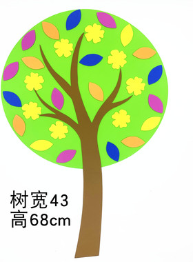 墙贴环境布置墙贴彩色鹿