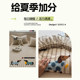 MUJI Summer Bed Sheet Three-Piece Set Four Season Universal Bed Sheet 2025 New Bed Sheet Cover Pure Cotton 100 Full Cotton