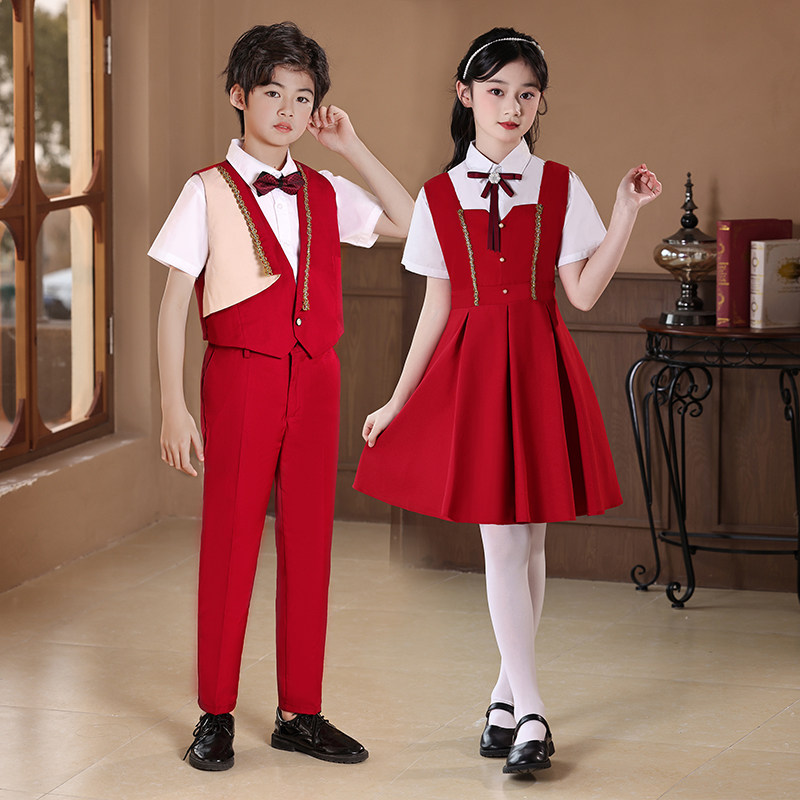 元旦节儿童合唱演出服大合唱表演服毕业班服中小学生合唱服学院风,淘宝优惠券,粉丝福利购,淘宝优惠卷
