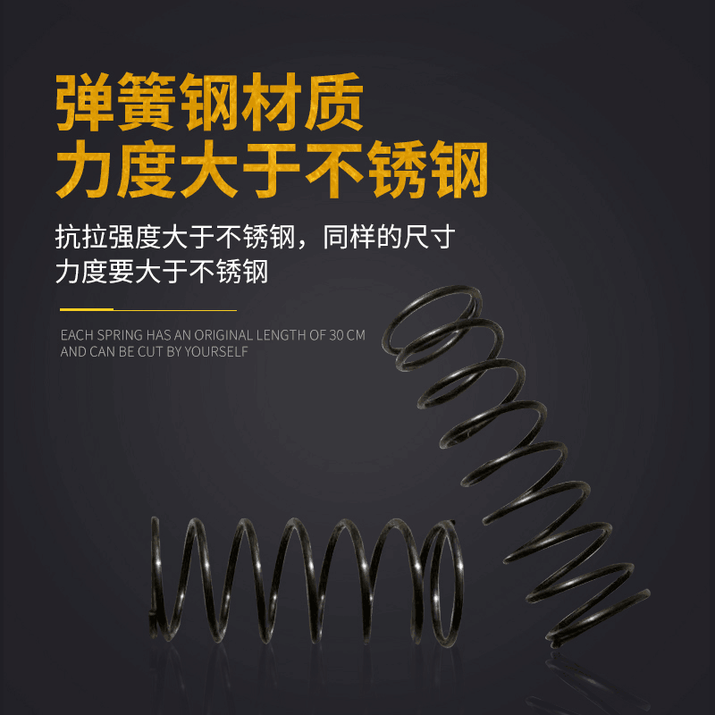 线径1.2外径12长度5到300压簧压缩小弹簧精密五金压力弹簧可定做 - 图2