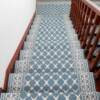 European style stair step mat self-adhesive non-slip step carpet