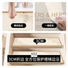 Light luxury solid wood self-adhesive non-slip stair step mat