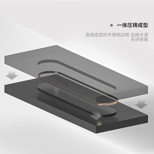 不锈钢穿衣镜窄边高档全身镜子挂墙卧室客厅试衣镜小户型ins贴墙 - 图2