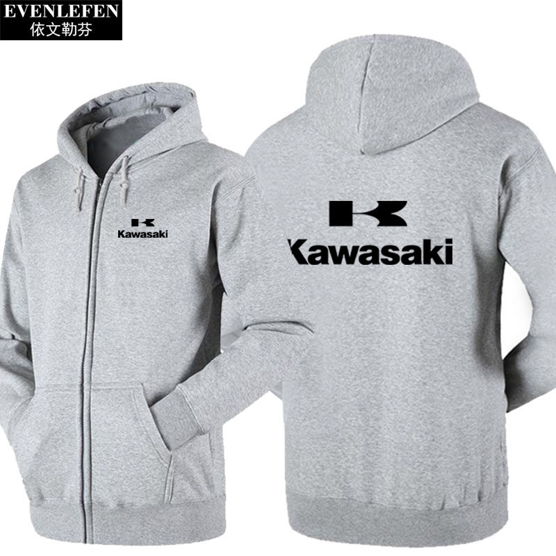 可定制雅马哈哈雷川崎同款加绒卫衣 依文勒芬卫衣