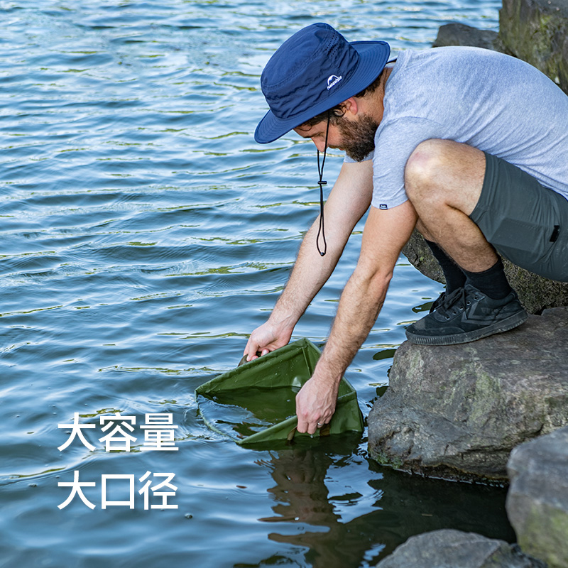 挪客户外可折叠水盆便携式旅行水桶旅游洗脸盆露营车载洗菜洗衣盆