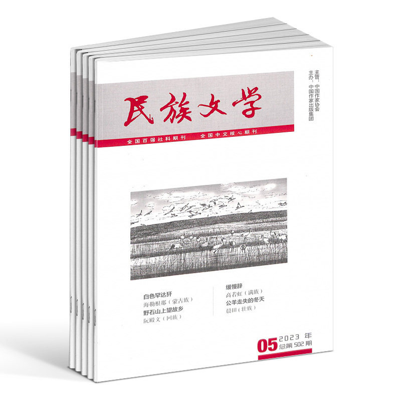 【满200减100】民族文学杂志 2026年9月起订 1年共12期 杂志铺 民族文学文化学习交流 少数民族文学刊物 期刊订阅