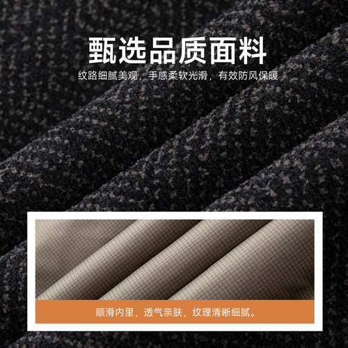 蓬松鹅绒-梦特娇男士冬季马甲羽绒服无袖内搭保暖御寒外套中年装Z - 图1