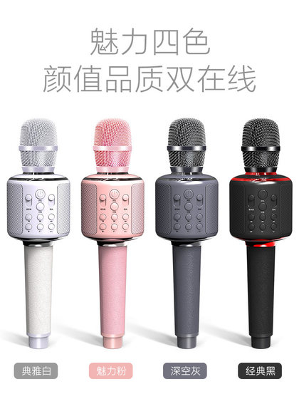 无线蓝牙麦克风话筒音响一体全民唱歌K歌家用掌上KTV儿童卡拉OK