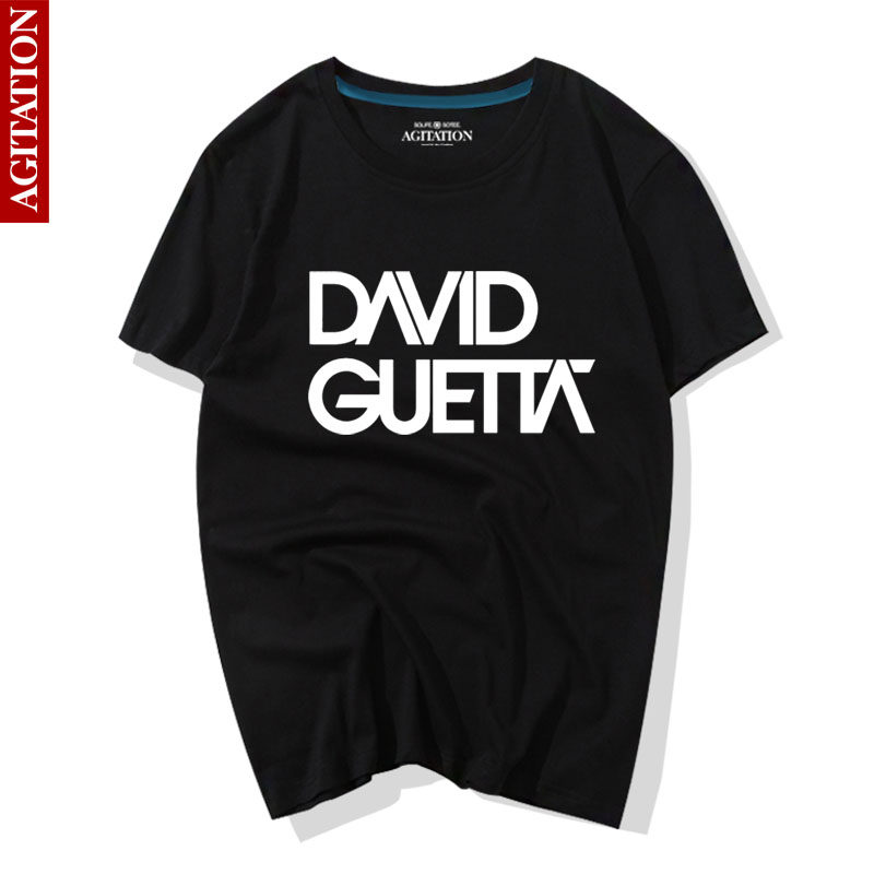 david guetta半截袖男短袖男dj t恤 agitation九拍T恤