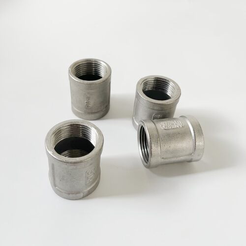 304加厚不锈钢直通不锈钢管箍内螺纹水管接头内丝直接管4分6分1寸 - 图2