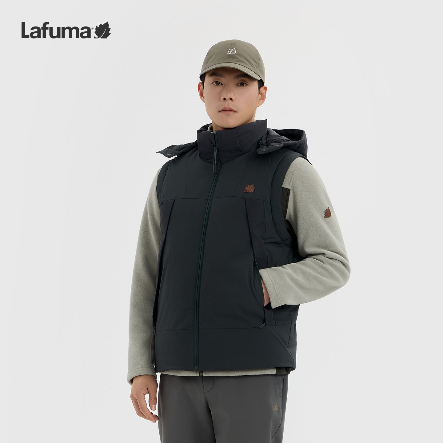 Lafuma/乐飞叶户外秋冬男士防泼水防风保暖羽绒马甲鹅绒背心外套,淘宝优惠券,粉丝福利购,淘宝优惠卷