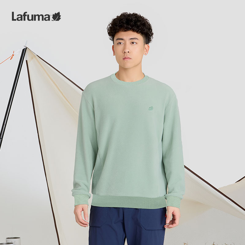 LAFUMA乐飞叶户外24秋冬新品运动奥利绒加绒卫衣男内搭打底衫上衣,淘宝优惠券,粉丝福利购,淘宝优惠卷