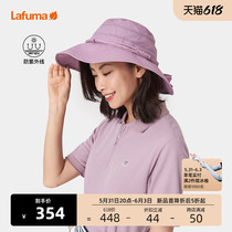 LAFUMA lefly leaf 2022 new products light and thin breathable purple UPF40 sunscreen wide along sunhat female fisherman hat