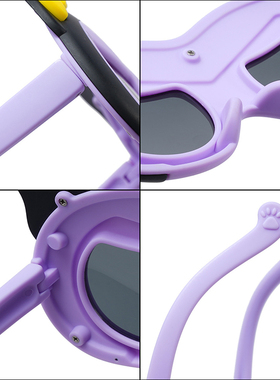 库洛米儿童墨镜宝宝卡通洋气男童女孩偏光防紫外线遮阳太阳眼镜潮