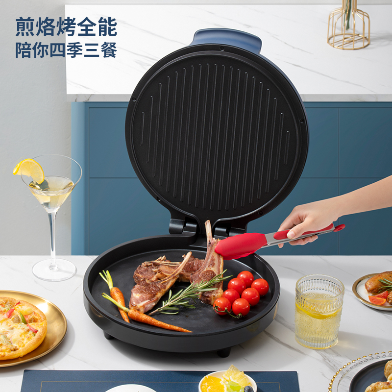 利仁家用双面加热不粘锅煎饼电饼档 众联家电数码电饼铛/可丽饼机/薄饼机
