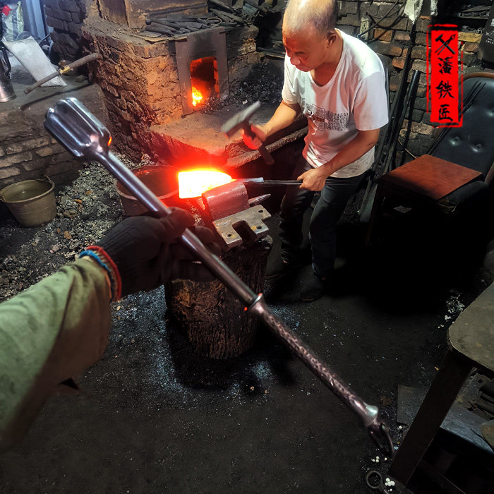 铁匠手工打造混元锤流星锤骨朵锤武术健身短款棍棒古代十八般兵器,淘宝优惠券,粉丝福利购,淘宝优惠卷