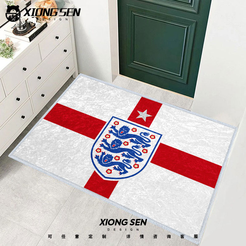 英格兰国家队凯恩足球迷硅藻泥地垫浴室防滑玄关入户进门口脚垫子
