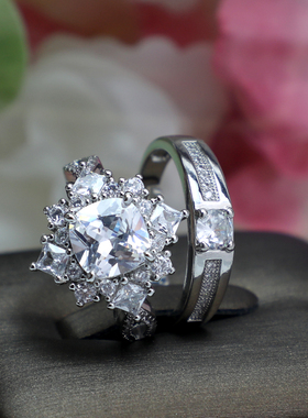 结婚仿真超大钻戒戒指
