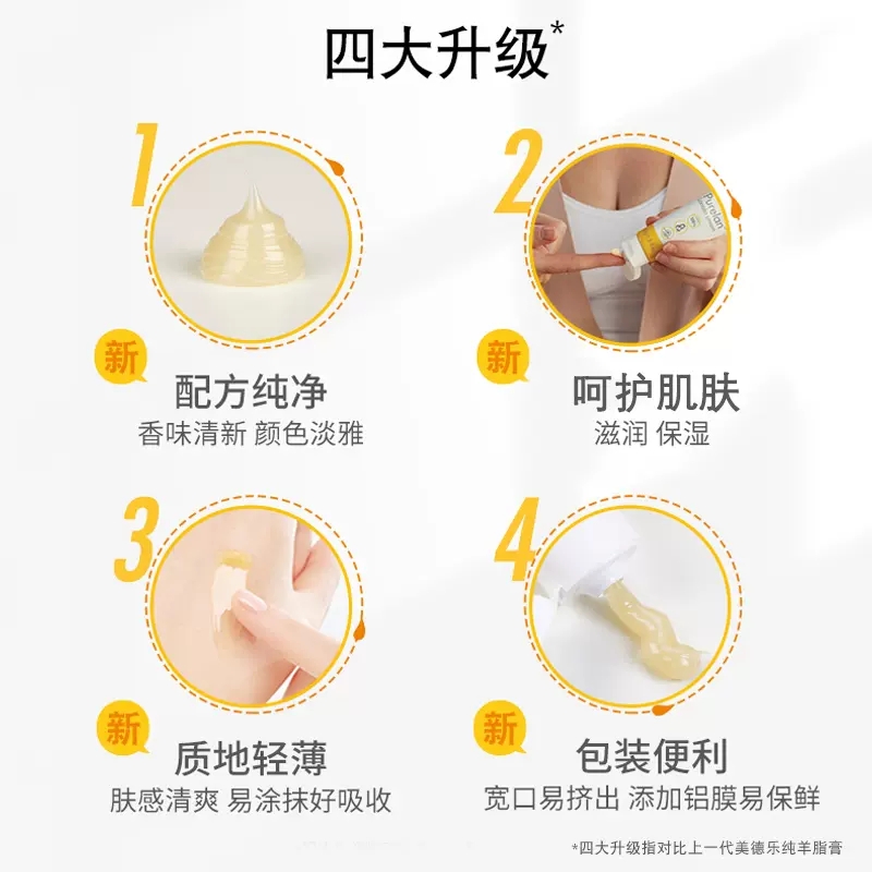 瑞士进口美德乐乳头产后37g羊脂膏 欣诺母婴乳房乳霜