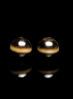 西藏玛瑙天珠九眼三眼虎牙单珠